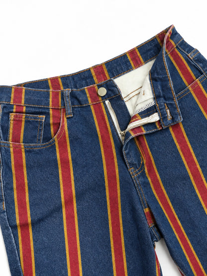 Canyon Stripe Bootcut Jeans
