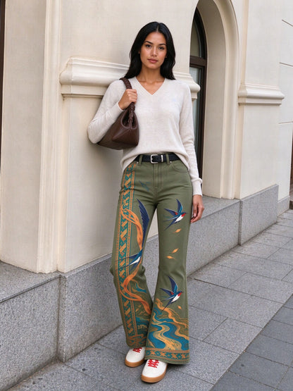 Canyon Swallow Flight Flare Jeans