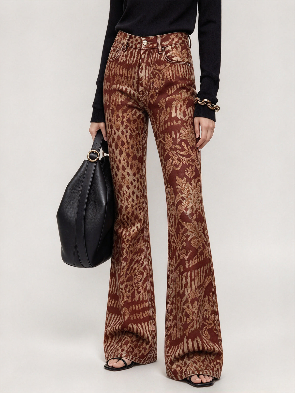 Mesa Ridge Aztec Flare Jeans