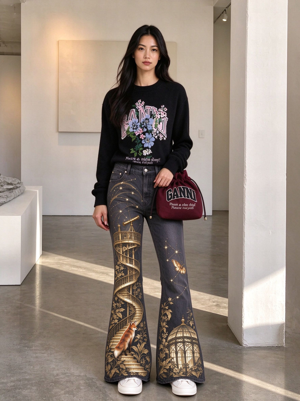 Midnight Frontier Flare Jeans