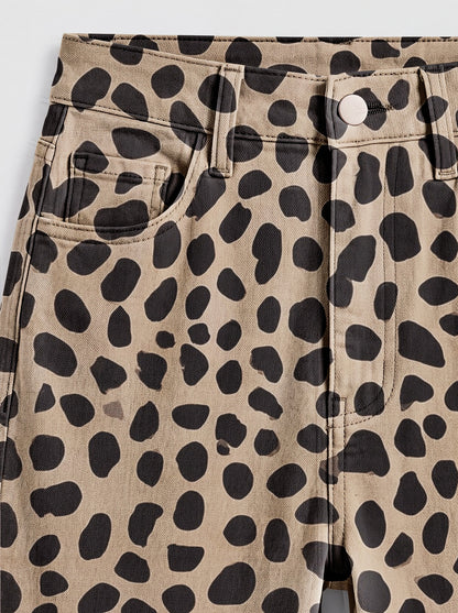 Outlaw Cheetah Spots Bootcut Jeans