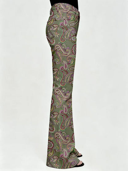 Prairie Paisley Flare Jeans