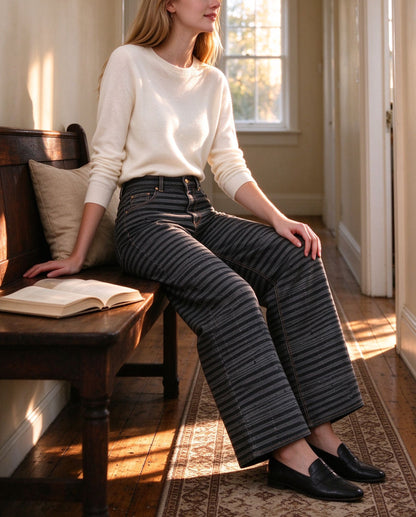 Midnight Trail Wide-Leg Jeans