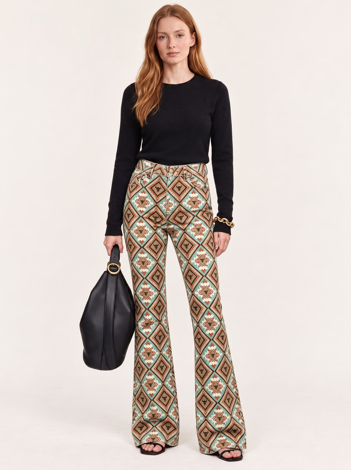 Santa Fe Blossom Flare Jeans