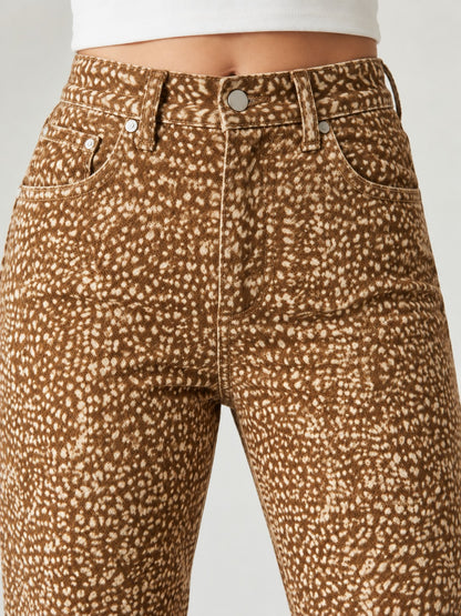 Desert Mirage Brown Bootcut Jeans