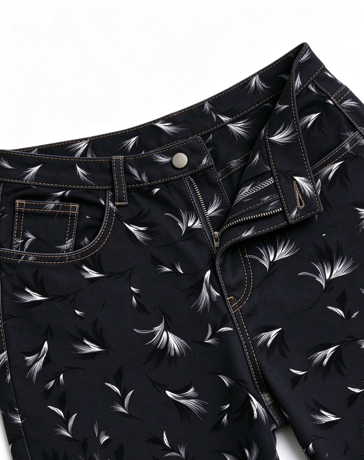 Midnight Feather Trail Bootcut Jeans