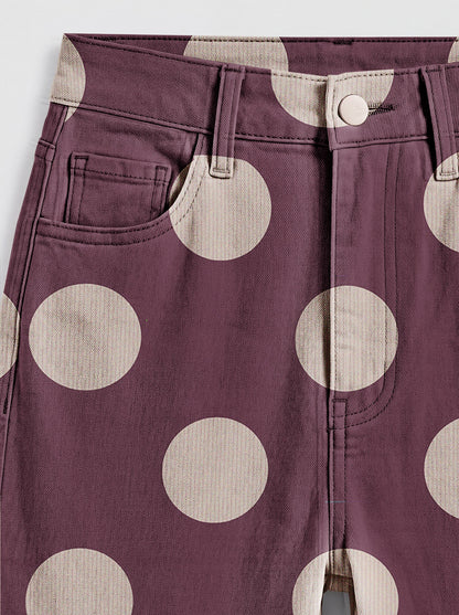 Prairie Polka Dots Bootcut Jeans