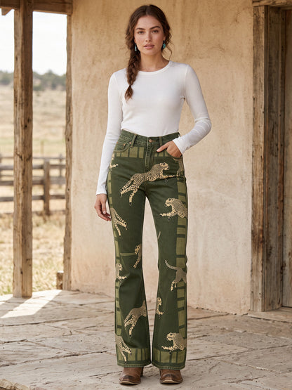 Cheetah Creek Bootcut Jeans