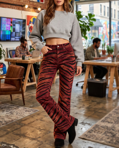Crimson Wildcat Bootcut Jeans