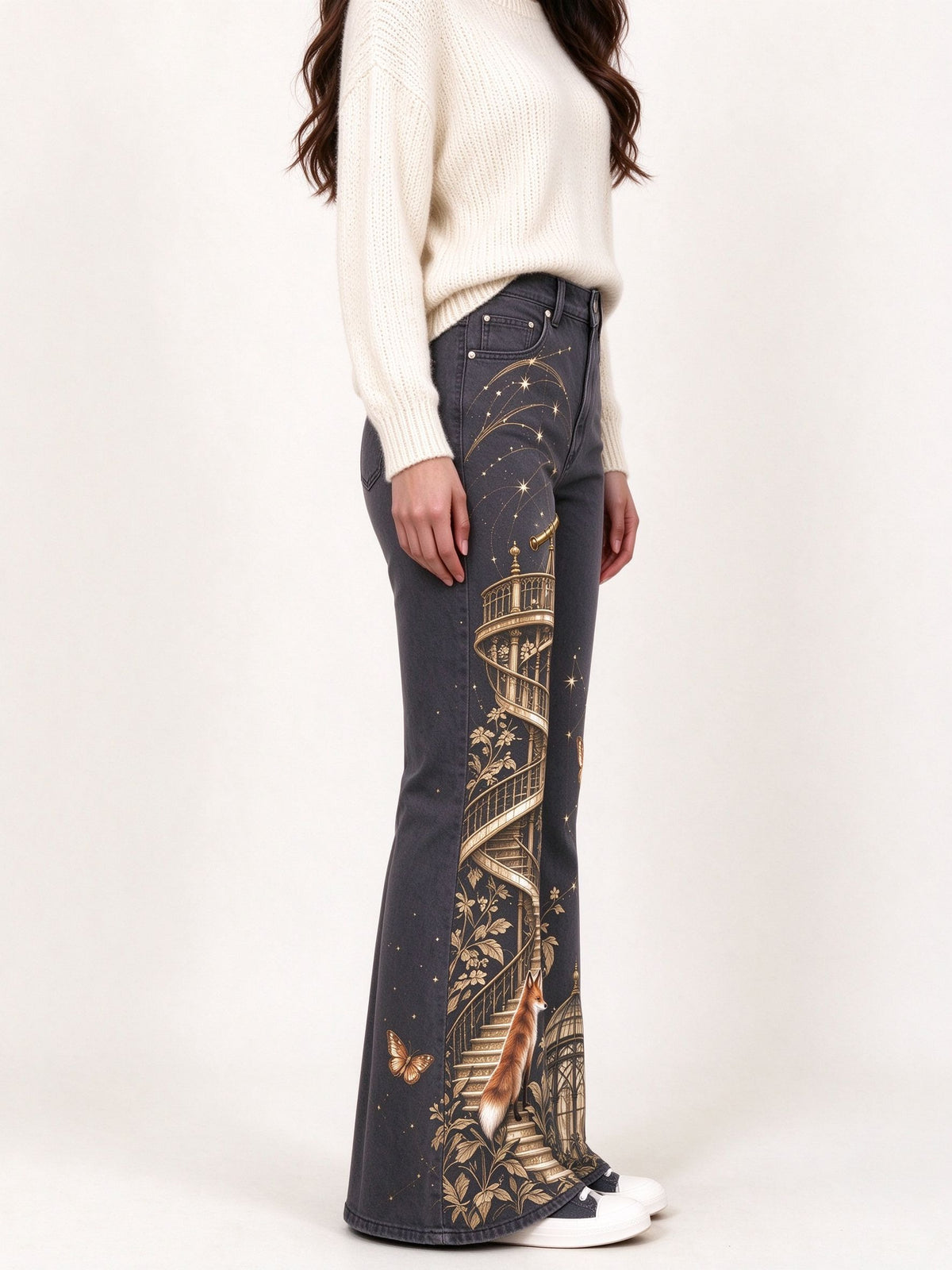 Midnight Frontier Flare Jeans