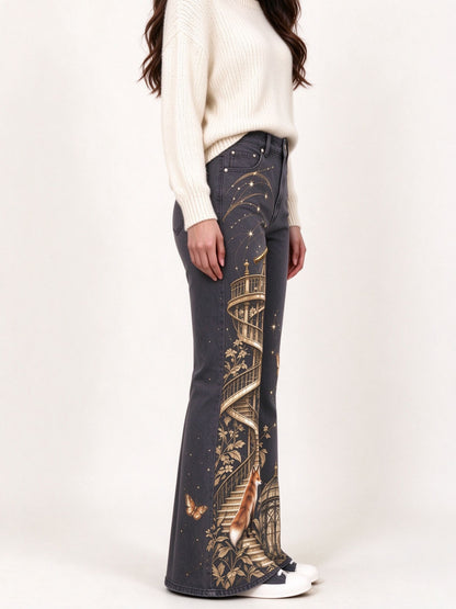 Midnight Frontier Flare Jeans