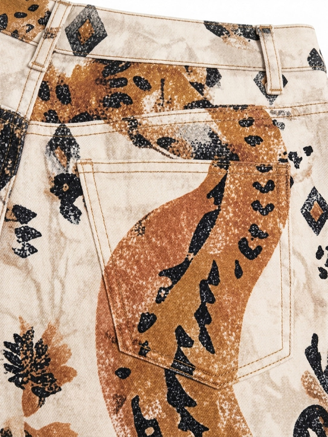 Prairie Feather Paisley Bootcut Jeans