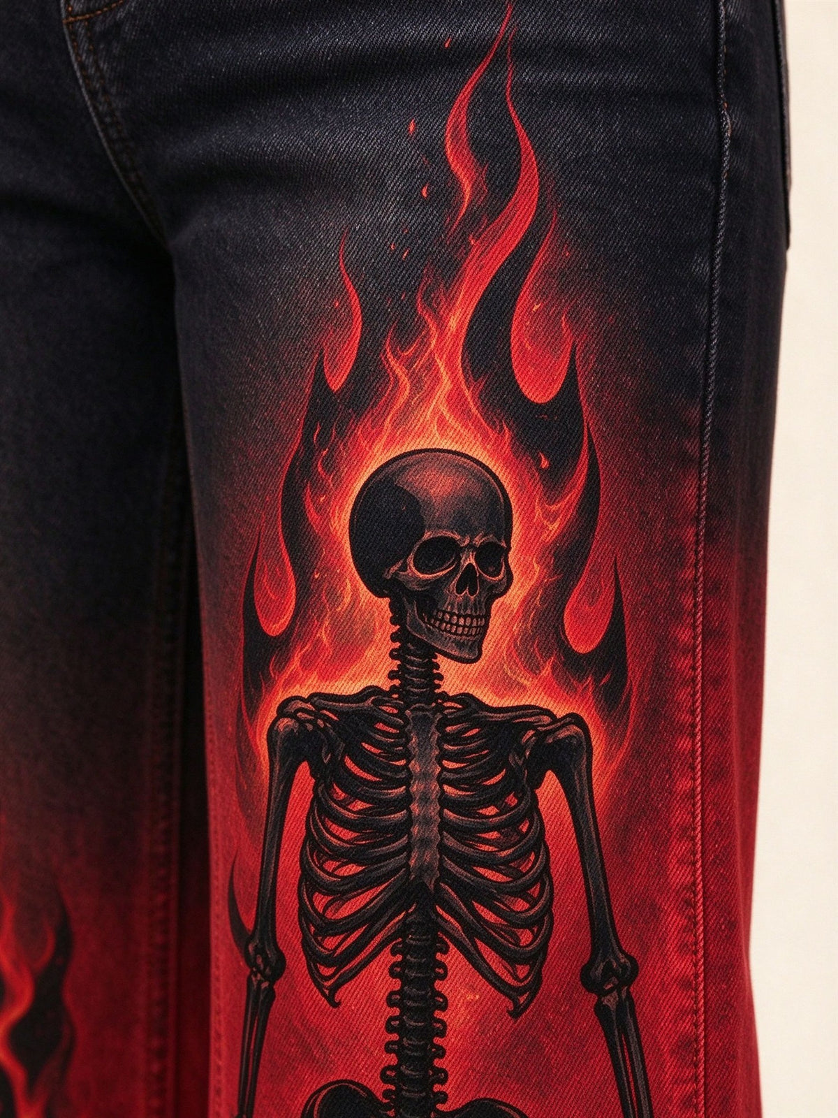 Crimson Burn Bootcut Jeans