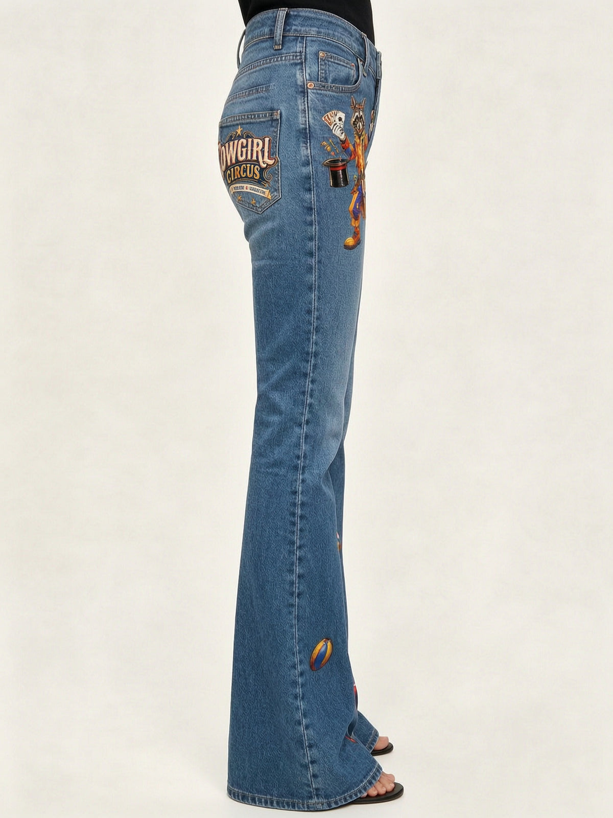 Prairie Daisy Trail Flare Jeans
