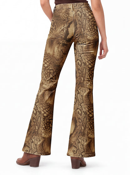 Rattlesnake Hide Bootcut Jeans