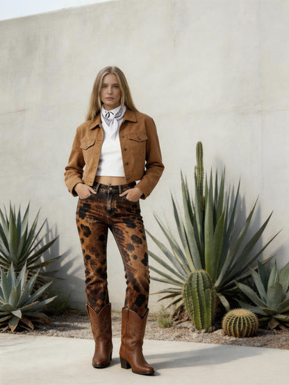 Bison Hide Bootcut Jeans