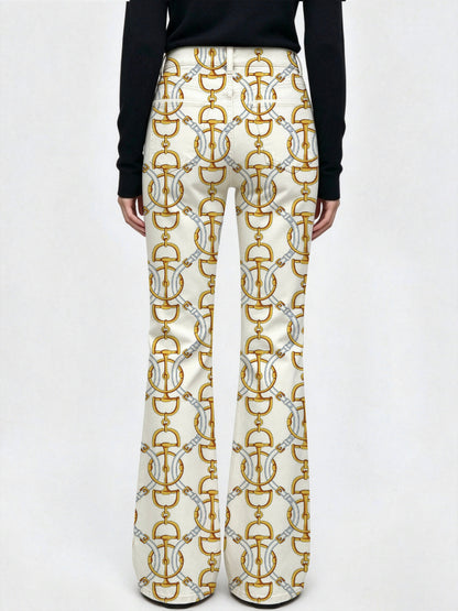 Rodeo Chain Link Flare Jeans