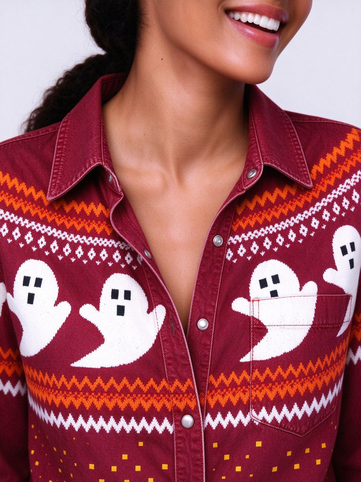 Ghost Ranch Long Sleeve Denim Shirt