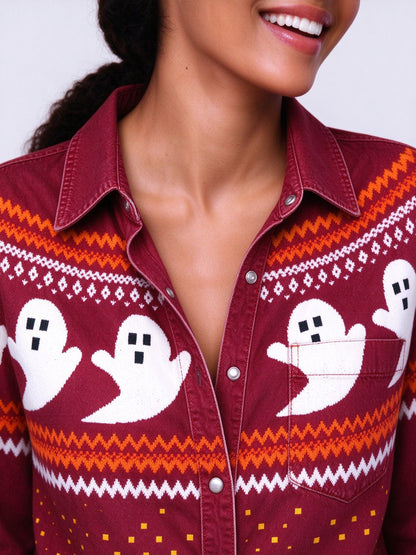 Ghost Ranch Long Sleeve Denim Shirt