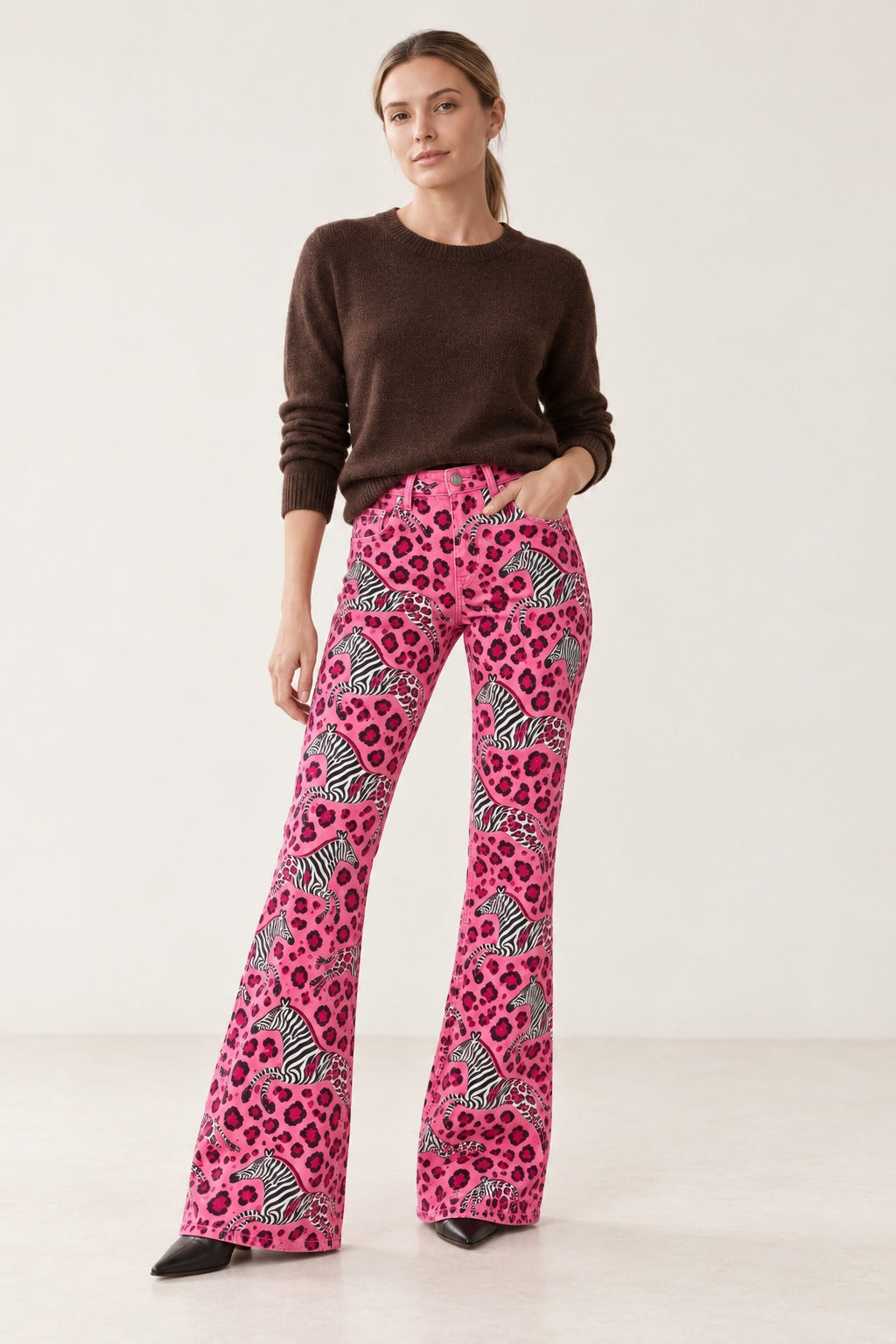 Wild Safari Flare Jeans
