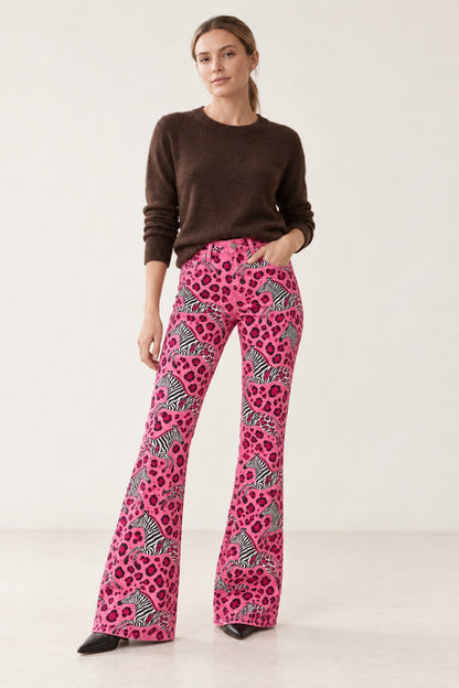 Wild Safari Flare Jeans
