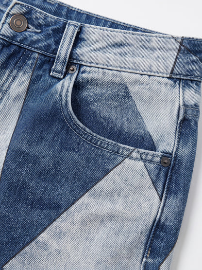 Rodeo Harlequin Wide-Leg Jeans