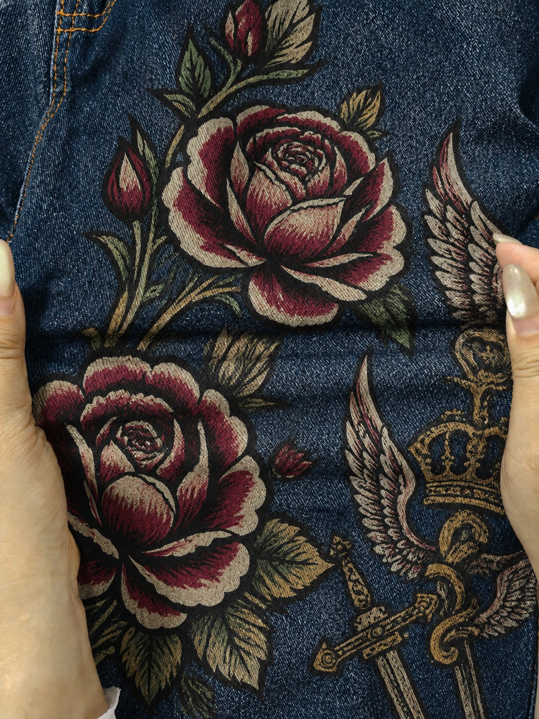 Rustic Rose Reverie Bootcut Jeans