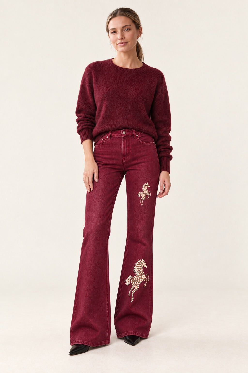 Ranch Horse Flare Jeans