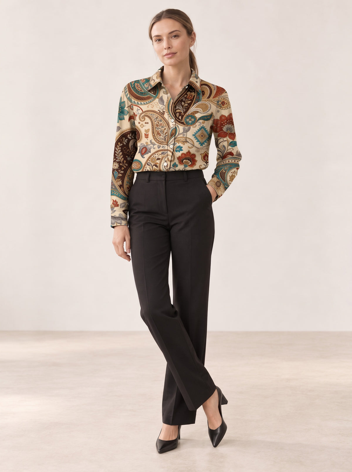 Desert Dreamweaver Long Sleeve Denim Shirt