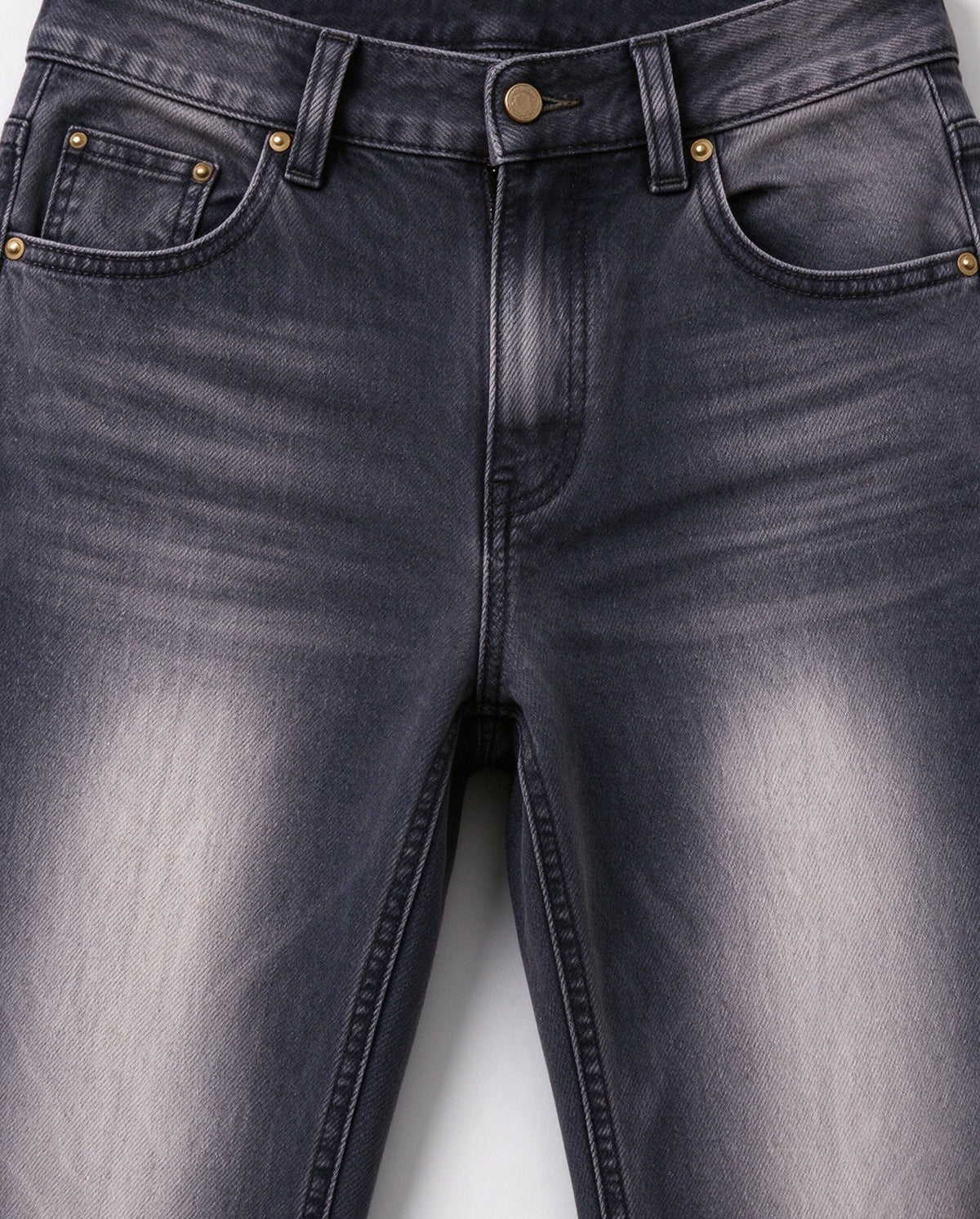 Dusty Trail Fade Low-Rise Bootcut Jeans