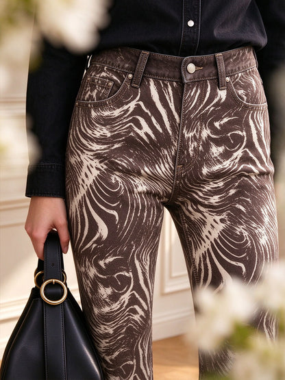 Sunset Paisley Bootcut Jeans