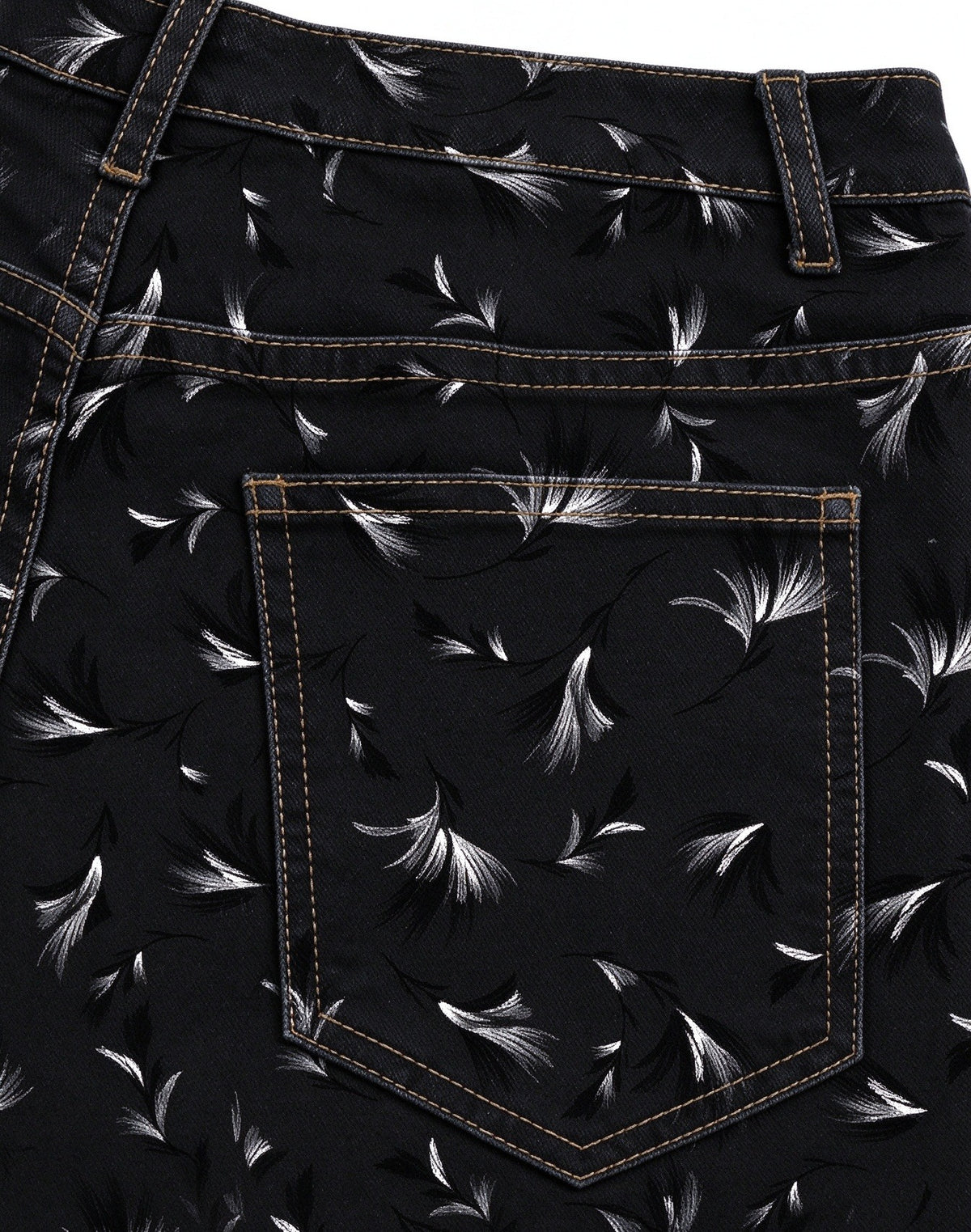 Midnight Feather Trail Bootcut Jeans