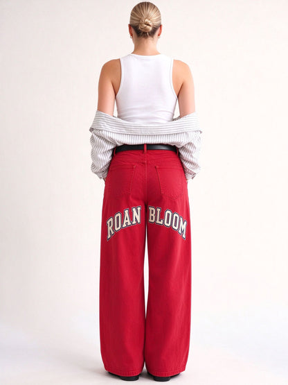 Rodeo Bandana Bloom Wide-Leg Jeans