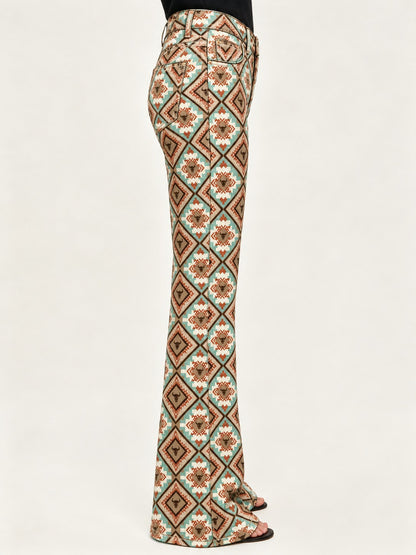 Santa Fe Blossom Flare Jeans