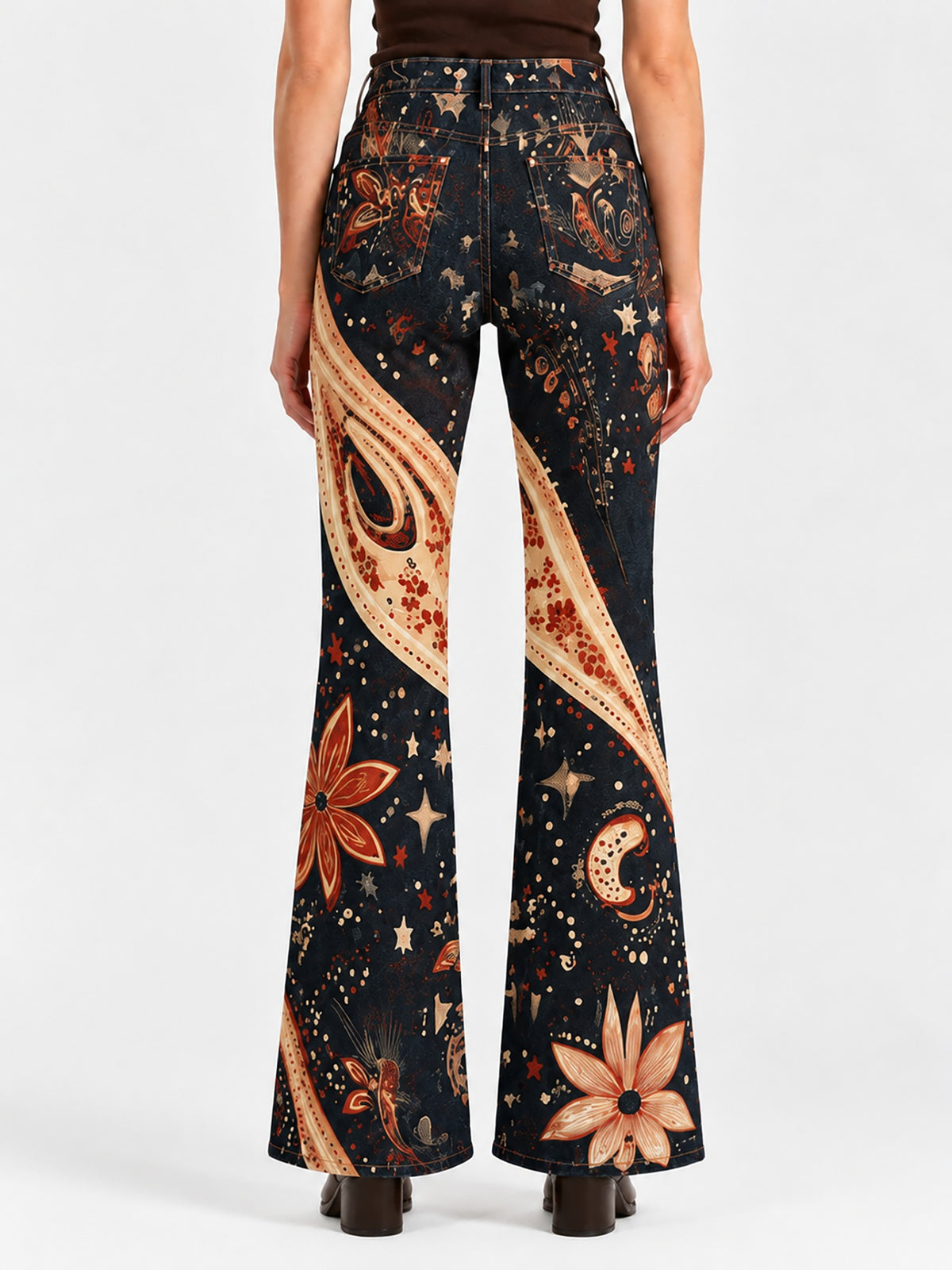 Midnight Canyon Paisley Bootcut Jeans