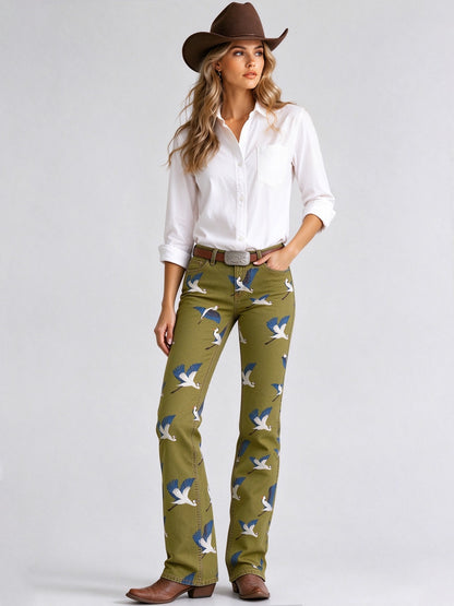 Crane Creek Flight Low-Rise Bootcut Jeans
