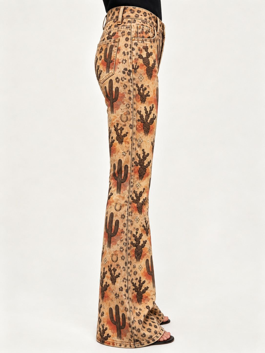 Desert Horseshoe Ranch Flare Jeans