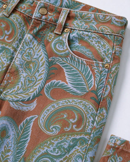 Gunsmoke Paisley Bootcut Jeans