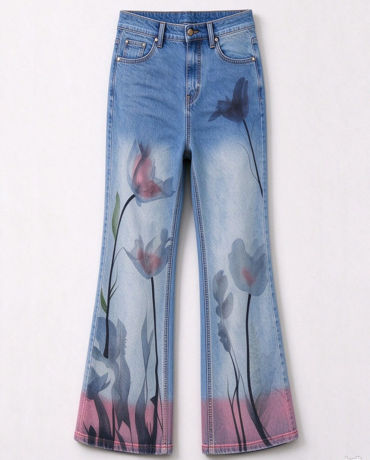 Desert Bloom Trail Flare Jeans