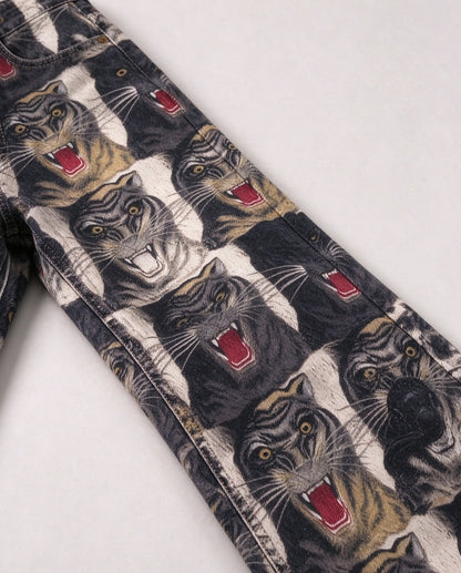 Outlaw Roar Wide-Leg Jeans