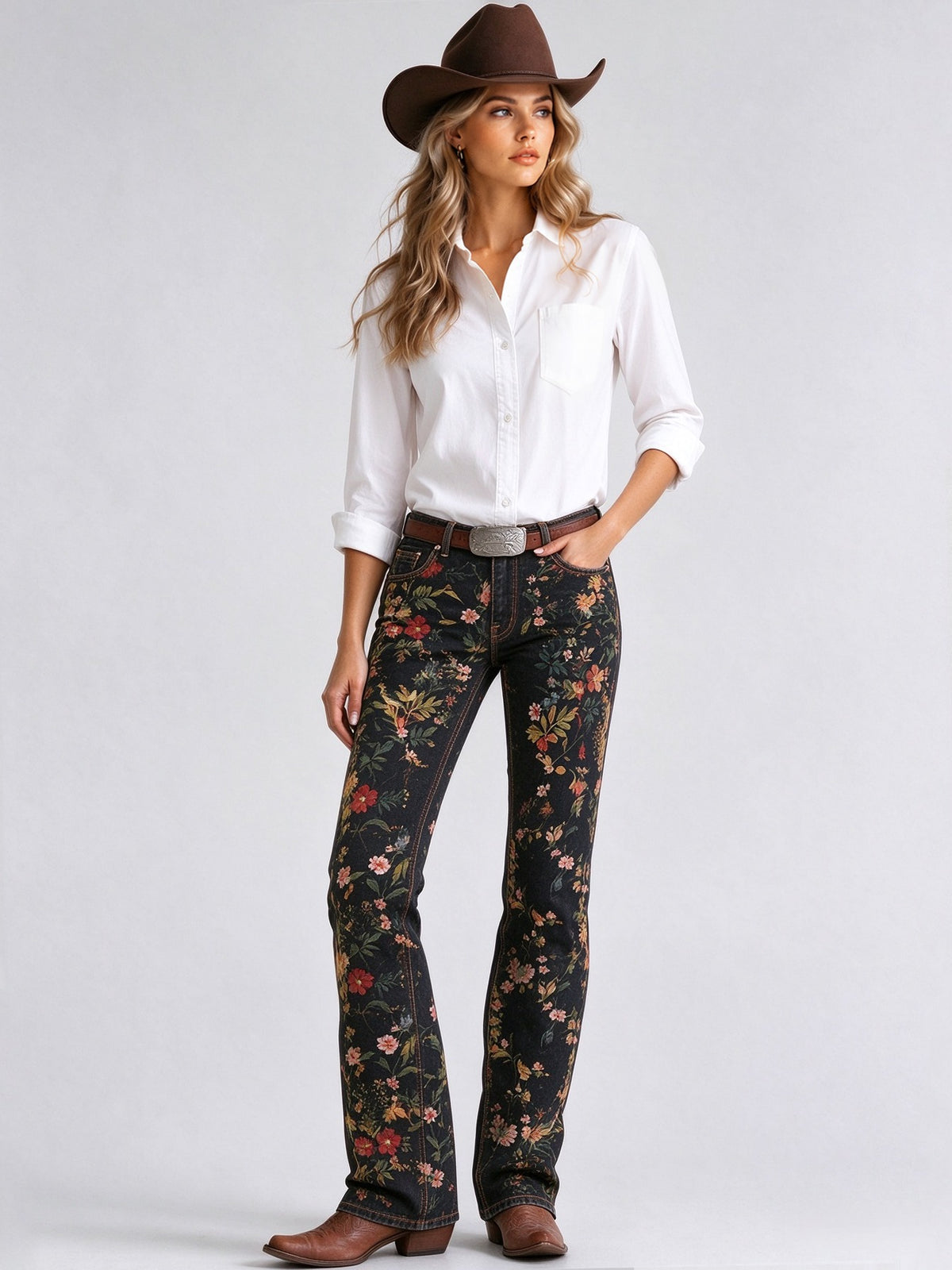 Ridge Midnight Low-Rise Bootcut Jeans