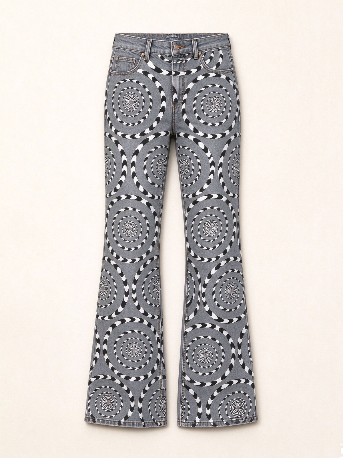 Canyon Swirl Flare Jeans