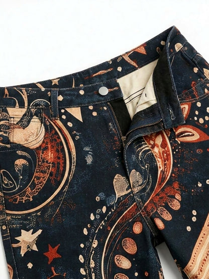 Midnight Canyon Paisley Bootcut Jeans
