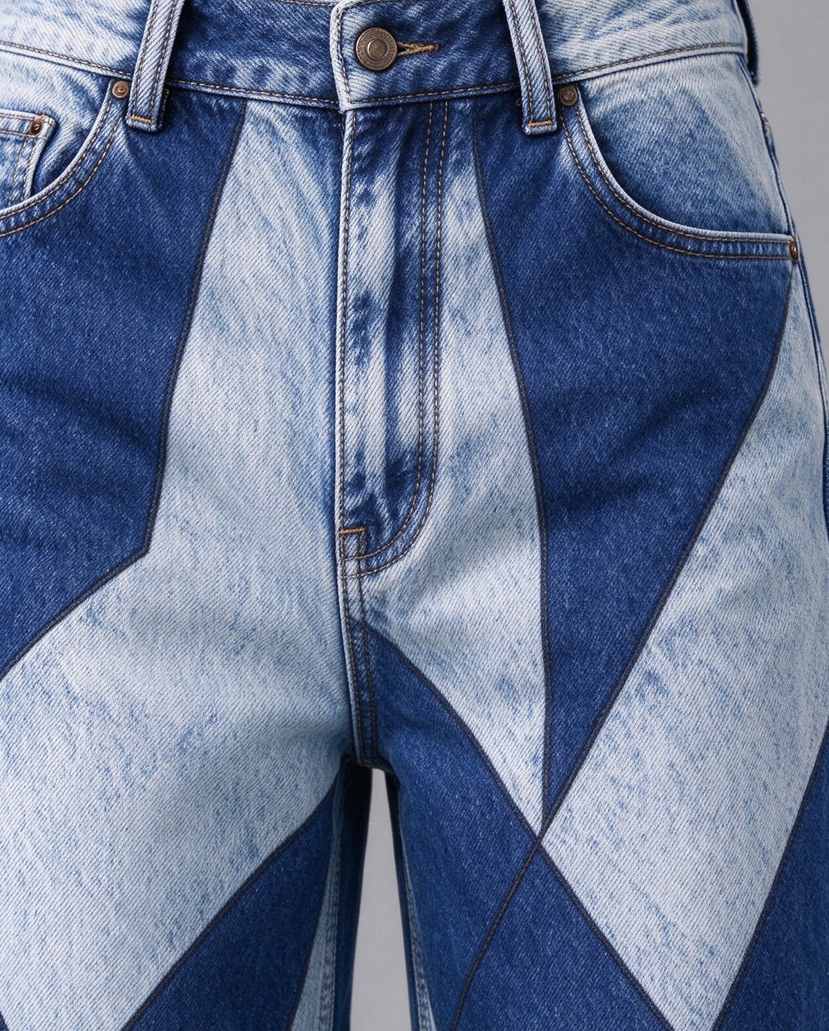 Rodeo Harlequin Wide-Leg Jeans