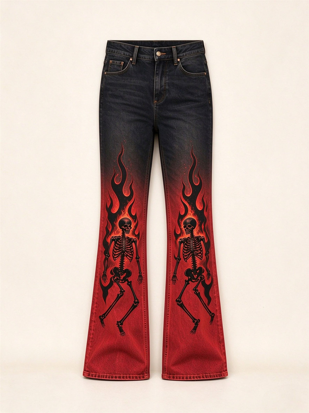 Crimson Burn Bootcut Jeans