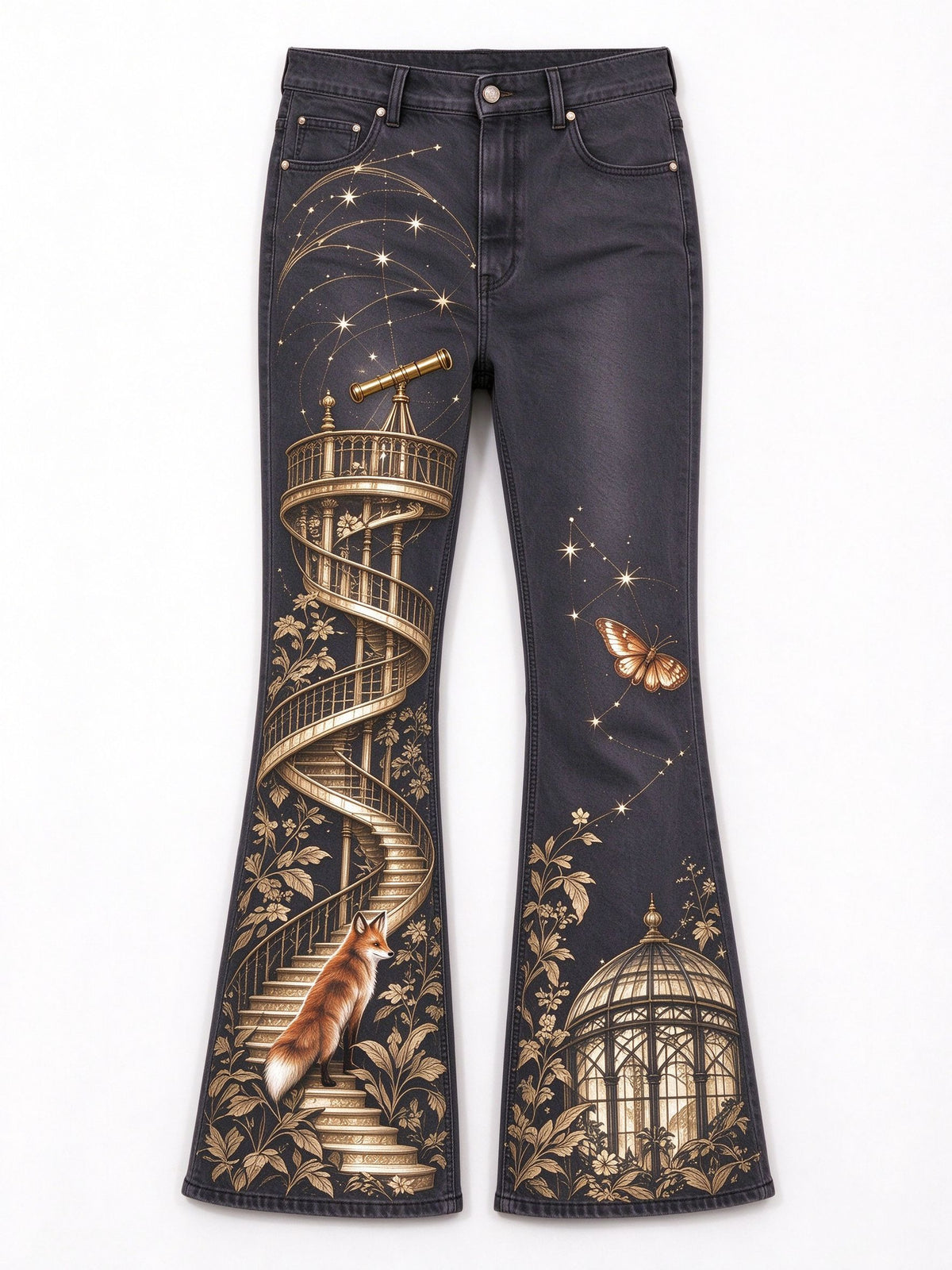 Midnight Frontier Flare Jeans