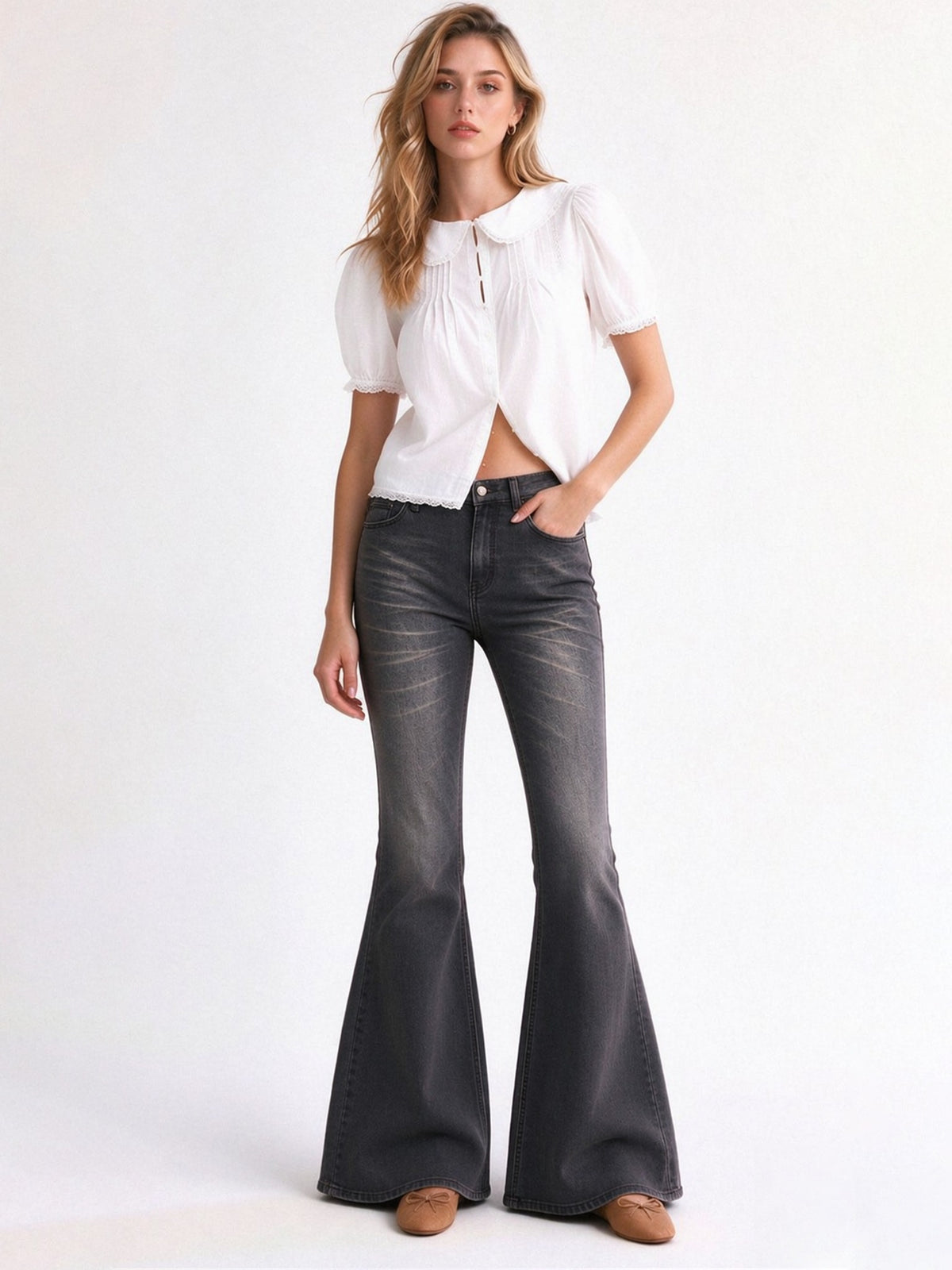 Gunsmoke Whisker Flare Jeans