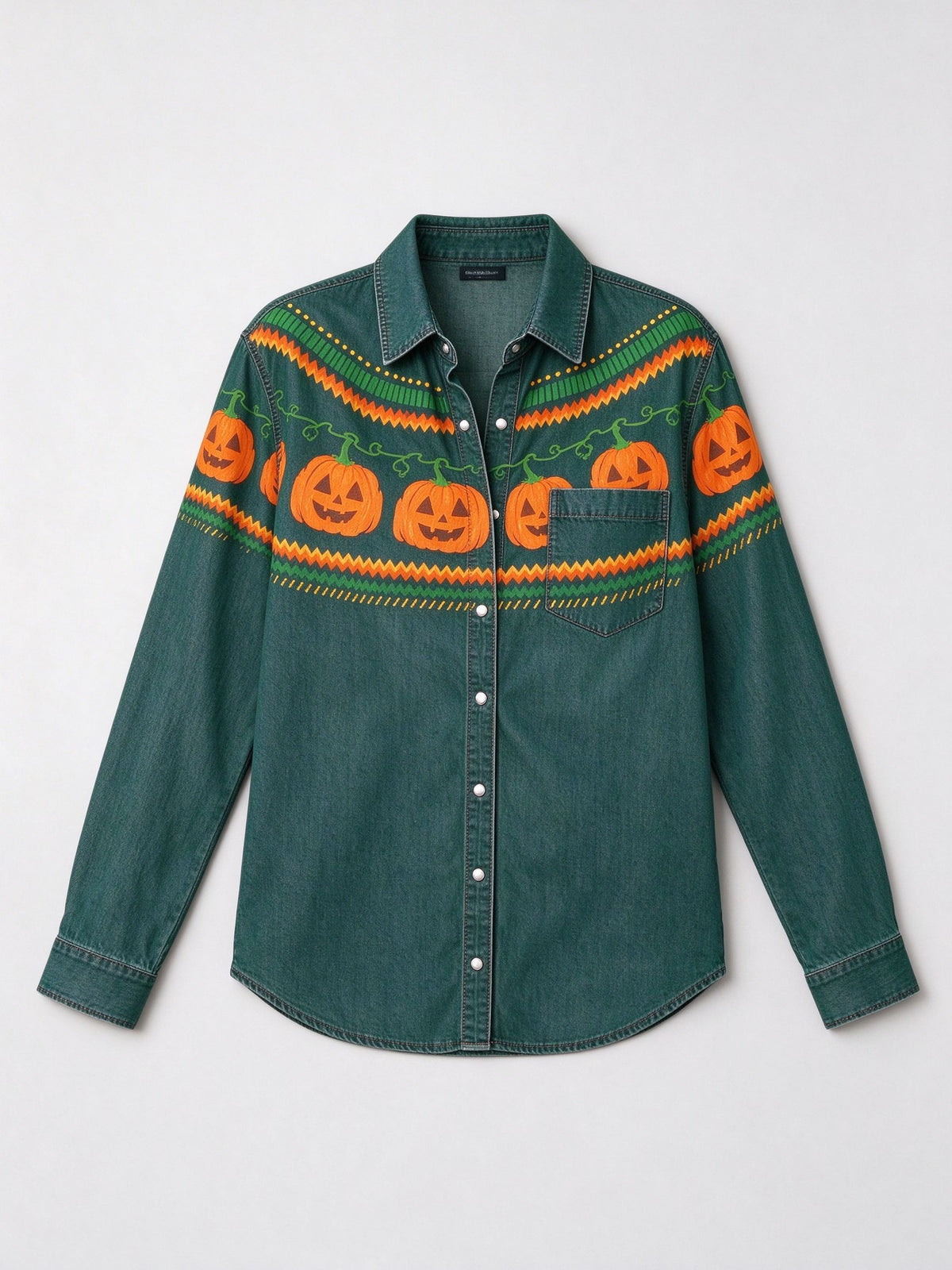Jack O' Range Long Sleeve Denim Shirt