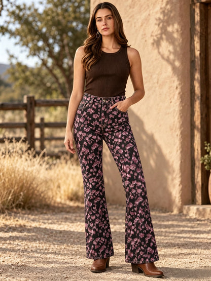 Prairie Bloom Bootcut Jeans