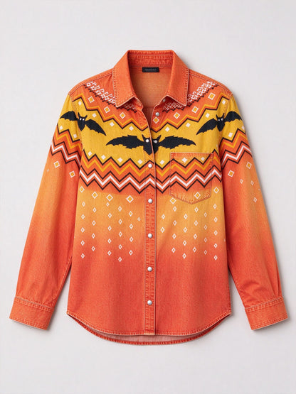 Bat Canyon Long Sleeve Denim Shirt